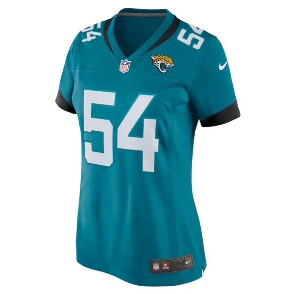 Dj coleman jacksonville jaguars nike womens game jersey Teal M