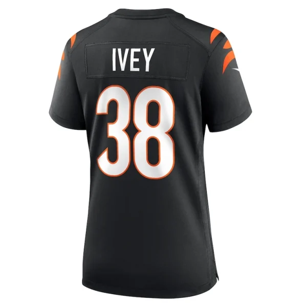 Dj ivey cincinnati bengals nike womens team game jersey Black L