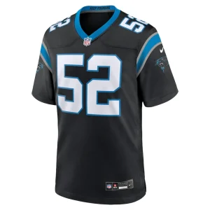 Dj johnson carolina panthers nike game jersey Black M