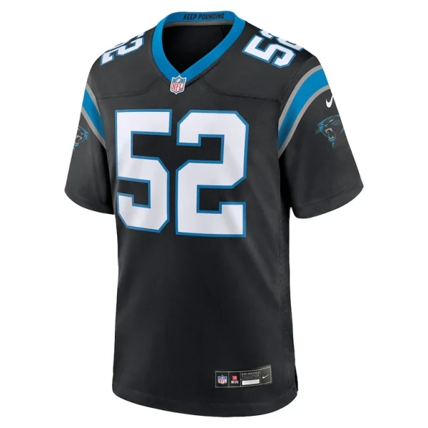 Dj johnson carolina panthers nike game jersey Black M