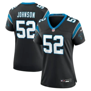 Dj johnson carolina panthers nike womens game jersey Black