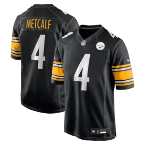 Dk metcalf pittsburgh steelers nike game player jersey Black