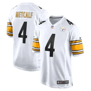Dk metcalf pittsburgh steelers nike game player jersey White