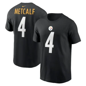 Dk metcalf pittsburgh steelers nike name number t shirt Black