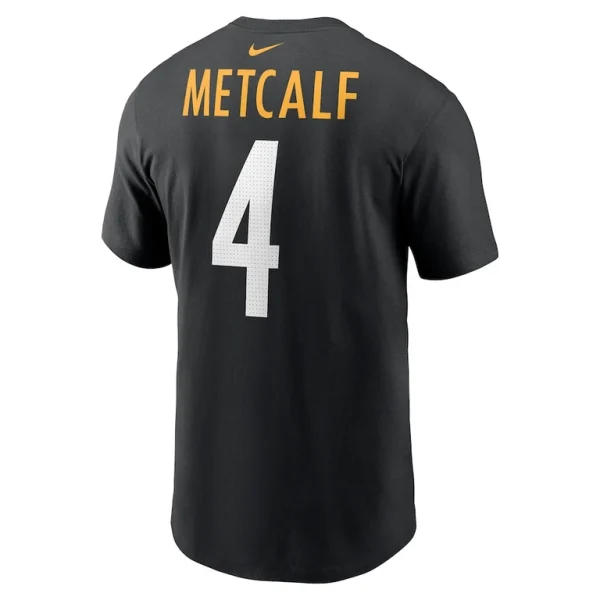Dk metcalf pittsburgh steelers nike name number t shirt Black L