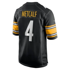 Dk metcalf pittsburgh steelers nike youth game player jersey Black Yth L