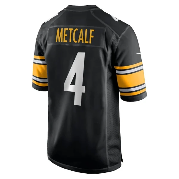 Dk metcalf pittsburgh steelers nike youth game player jersey Black Yth L