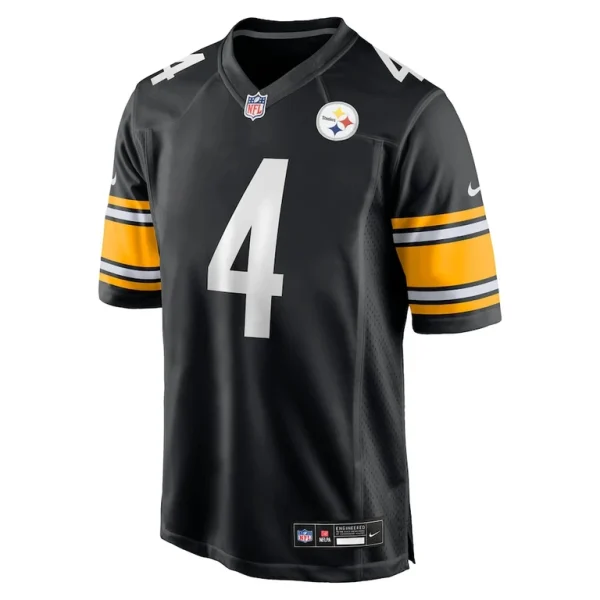 Dk metcalf pittsburgh steelers nike youth game player jersey Black Yth M