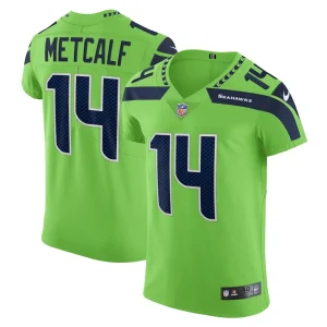 Dk metcalf seattle seahawks nike alternate vapor elite player jersey Neon green