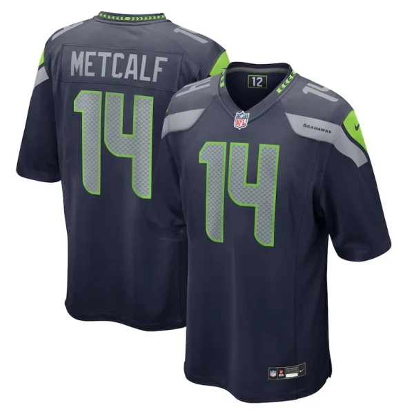 Dk metcalf seattle seahawks nike game jersey College navy