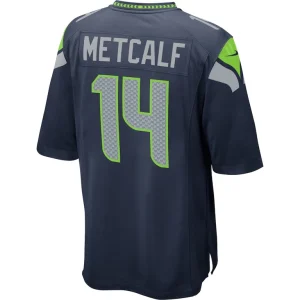 Dk metcalf seattle seahawks nike game jersey College navy L