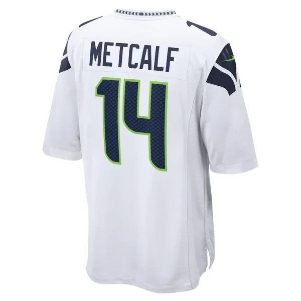 Dk metcalf seattle seahawks nike game jersey White L