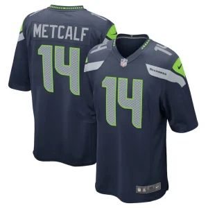 Dk metcalf seattle seahawks nike game team jersey College navy