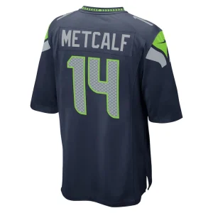 Dk metcalf seattle seahawks nike game team jersey College navy L