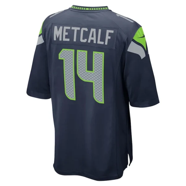 Dk metcalf seattle seahawks nike game team jersey College navy L