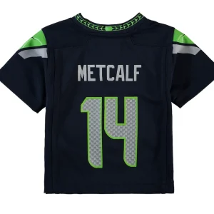 Dk metcalf seattle seahawks nike infant game jersey College navy 24 MO