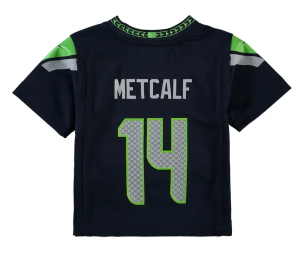 Dk metcalf seattle seahawks nike infant game jersey College navy 24 MO