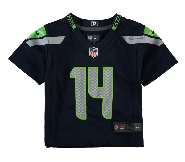 Dk metcalf seattle seahawks nike infant game jersey College navy