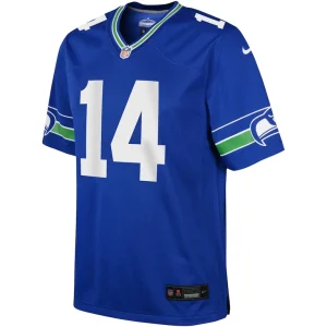 Dk metcalf seattle seahawks nike preschool game jersey Royal 56