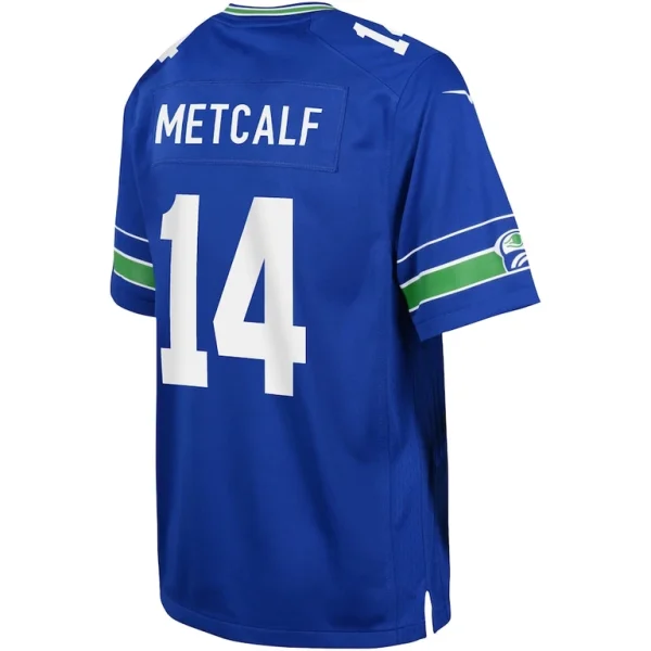 Dk metcalf seattle seahawks nike preschool game jersey Royal 7