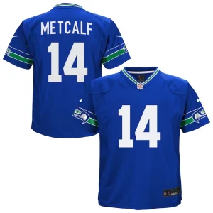 Dk metcalf seattle seahawks nike toddler game jersey Royal