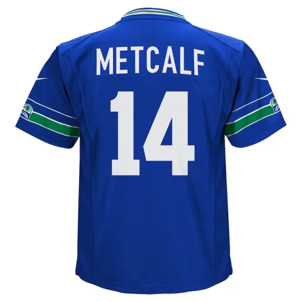 Dk metcalf seattle seahawks nike toddler game jersey Royal 4T