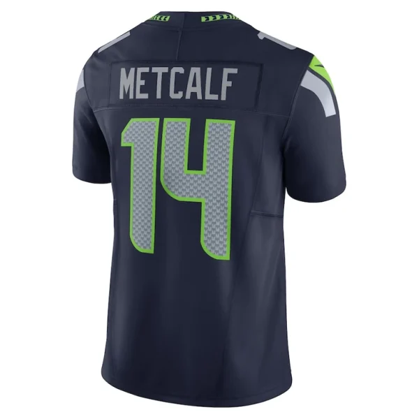 Dk metcalf seattle seahawks nike vapor f.u.s.e. limited jersey Navy L