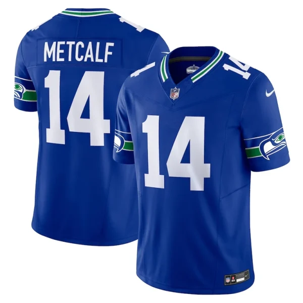 Dk metcalf seattle seahawks nike vapor f.u.s.e. limited jersey Royal