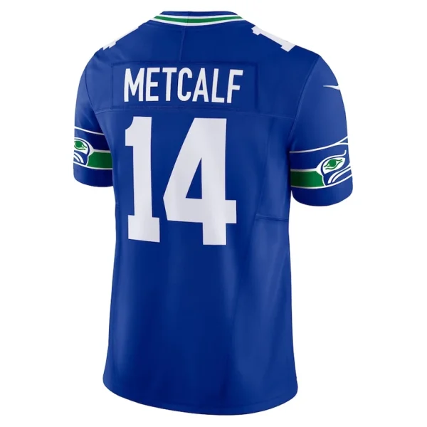 Dk metcalf seattle seahawks nike vapor f.u.s.e. limited jersey Royal L