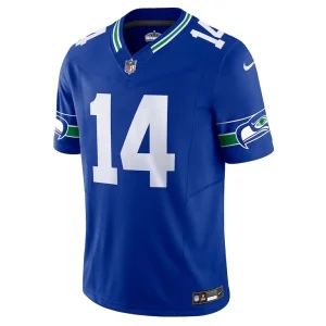 Dk metcalf seattle seahawks nike vapor f.u.s.e. limited jersey Royal M
