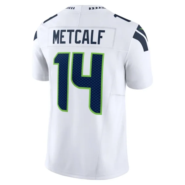 Dk metcalf seattle seahawks nike vapor f.u.s.e. limited jersey White L