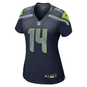Dk metcalf seattle seahawks nike womens team game jersey College navy M