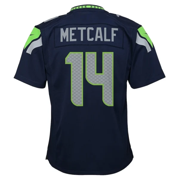 Dk metcalf seattle seahawks nike youth game jersey Navy Yth L