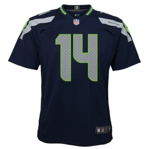 Dk metcalf seattle seahawks nike youth game jersey Navy Yth M