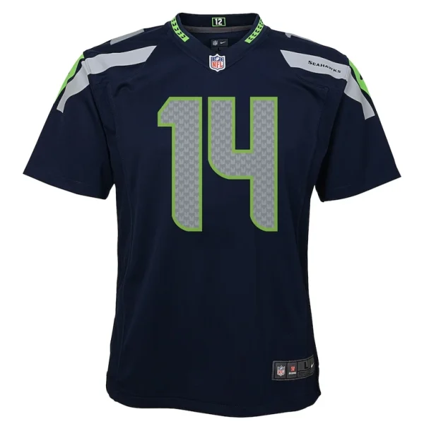 Dk metcalf seattle seahawks nike youth game jersey Navy Yth M