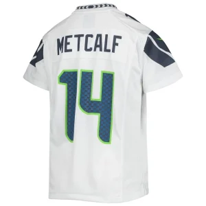 Dk metcalf seattle seahawks nike youth game jersey White Yth L