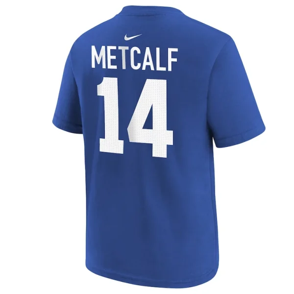 Dk metcalf seattle seahawks nike youth player name number t shirt Royal Yth L