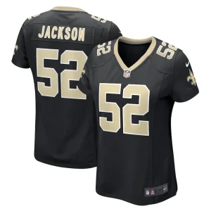Dmarco jackson new orleans saints nike womens game player jersey Black