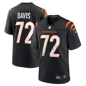 Domenique davis cincinnati bengals nike game player jersey Black