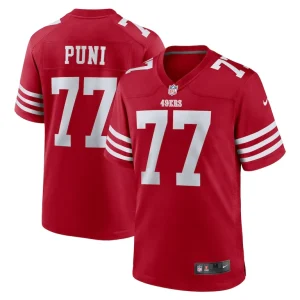 Dominick puni san francisco 49ers nike team game jersey Scarlet