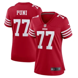 Dominick puni san francisco 49ers nike womens team game jersey Scarlet