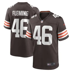 Don fleming cleveland browns nike retired player jersey Brown