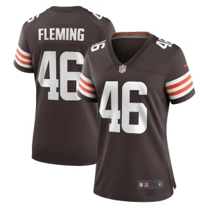Don fleming cleveland browns nike womens retired player jersey Brown