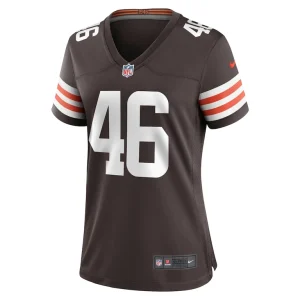 Don fleming cleveland browns nike womens retired player jersey Brown M