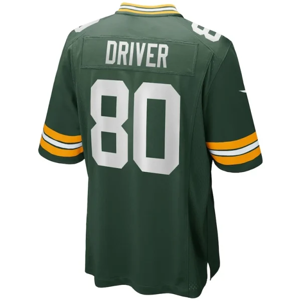 Donald driver green bay packers nike game retired player jersey Green L