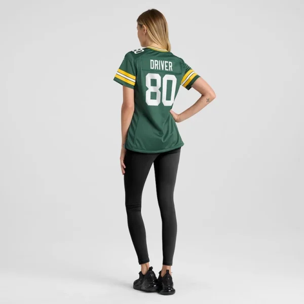 Donald driver green bay packers nike womens game retired player jersey Green 2XL