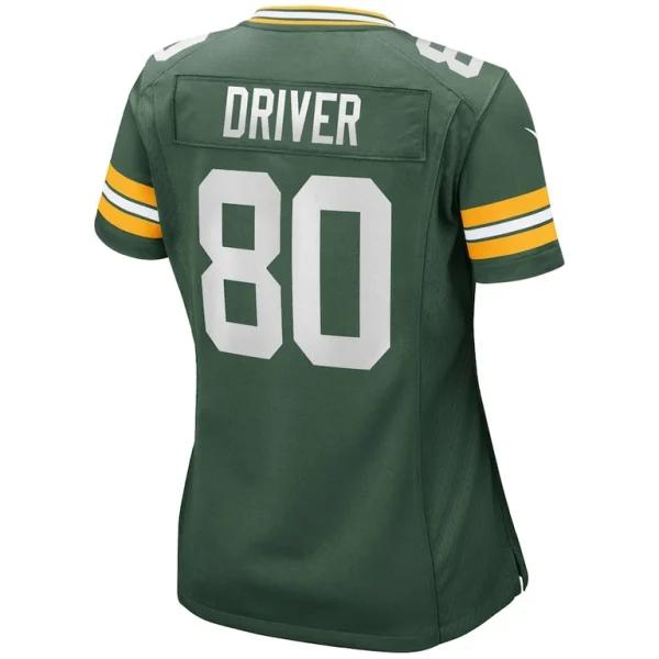 Donald driver green bay packers nike womens game retired player jersey Green L