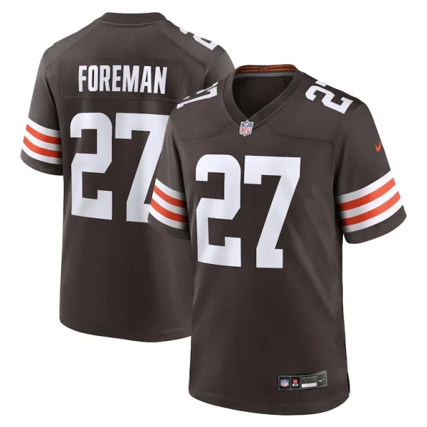 Donta foreman cleveland browns nike team game jersey Brown