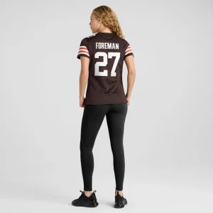 Donta foreman cleveland browns nike womens game jersey Brown 2XL