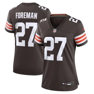 Donta foreman cleveland browns nike womens game jersey Brown